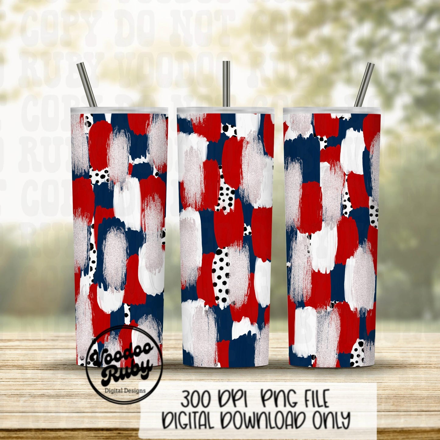 Navy Blue Red Brushstroke Background PNG Sublimation Digital Paper Hand Drawn Digital Download Football Brush Strokes Messy Paint Mascots