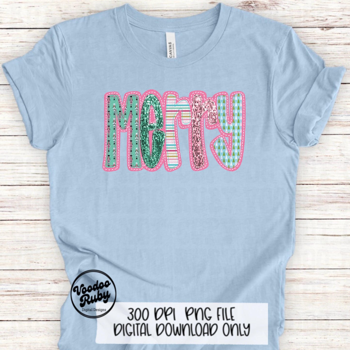 Sequin Pink Merry PNG Design Merry Christmas PNG Faux Sequins Faux Applique Merry DTF Christmas Sublimation Digital Download Merry Clip Art