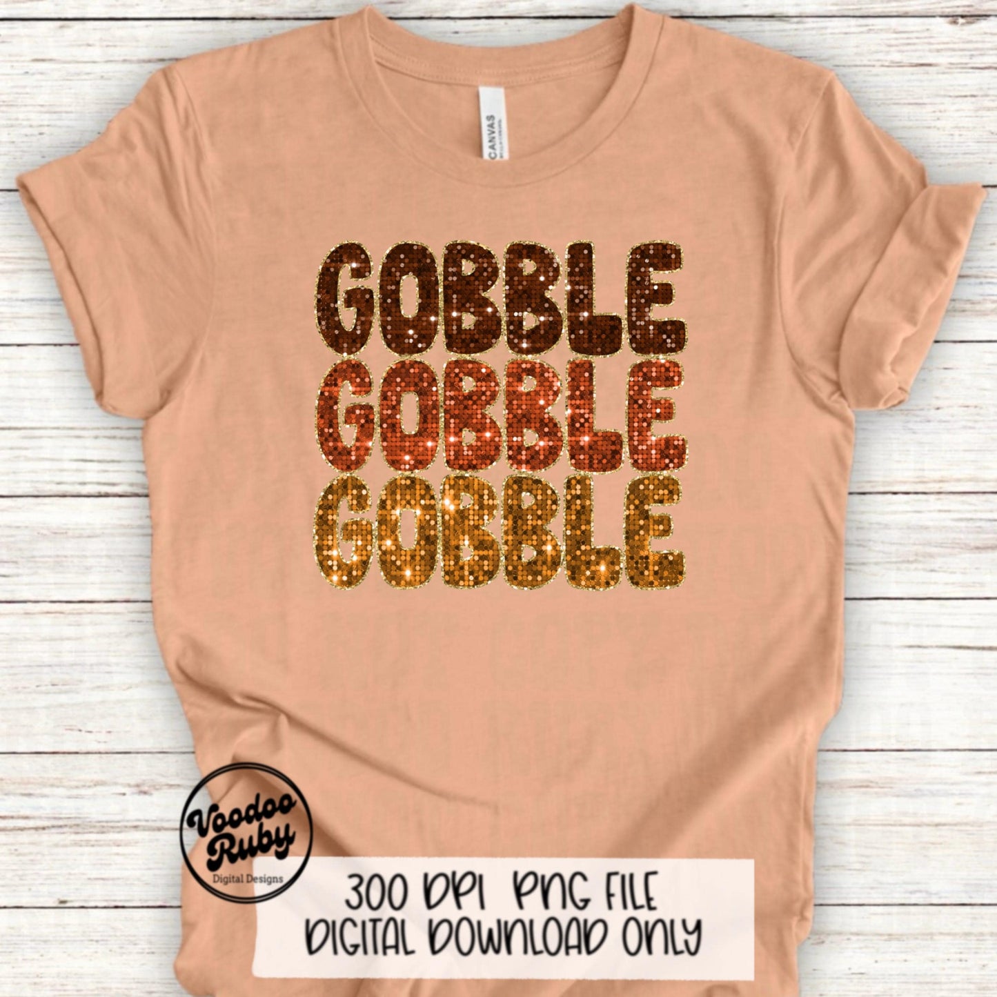 Sequin Turkey PNG Design Gobble PNG Hand Drawn Digital Download Thankful PNG Happy Thanksgiving Turkey dtf printable Faux Sequins