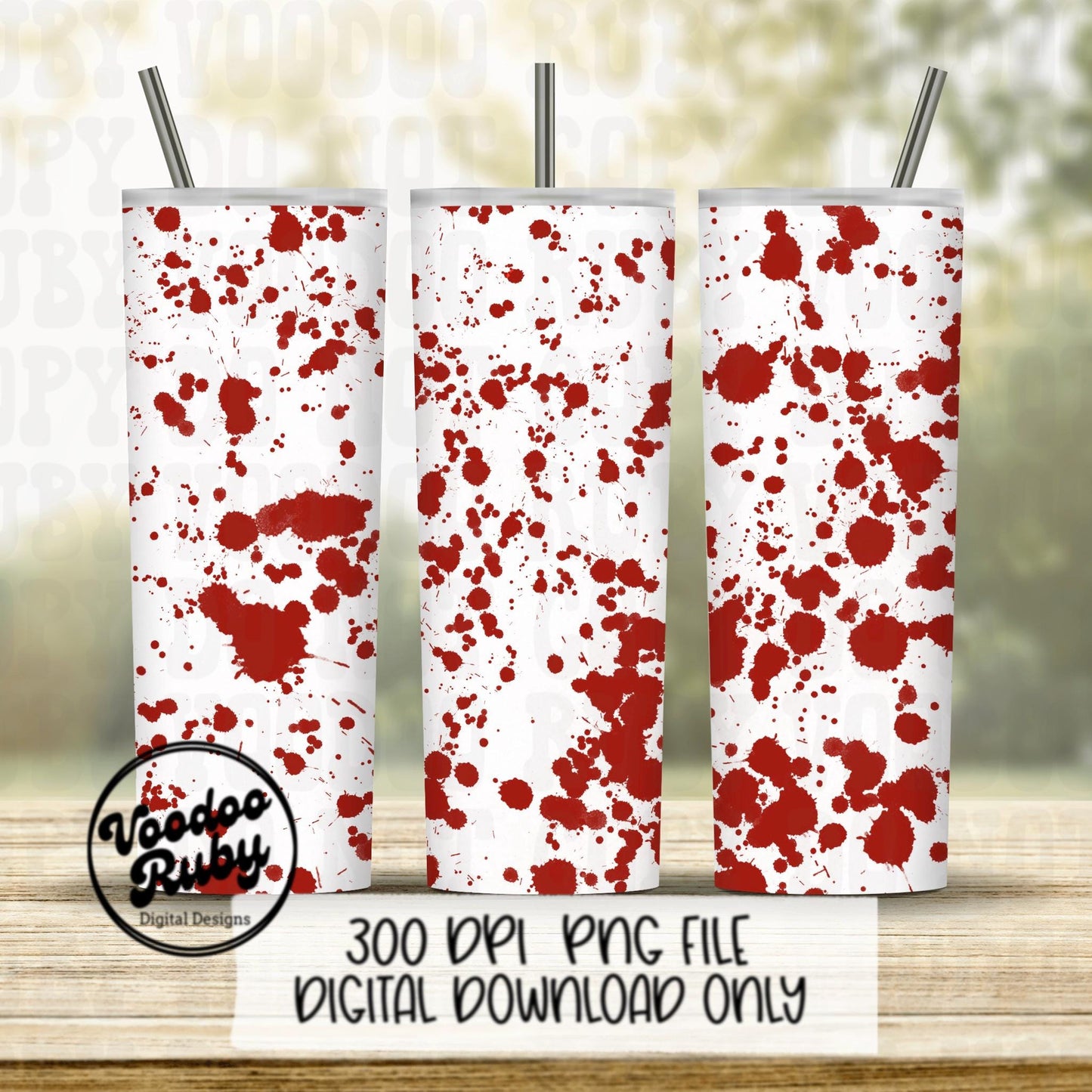 Blood Splatter PNG Design Bundle Sublimation Hand Drawn Digital Download Crime Show PNG Printable Red Splatter Paint Clip Art