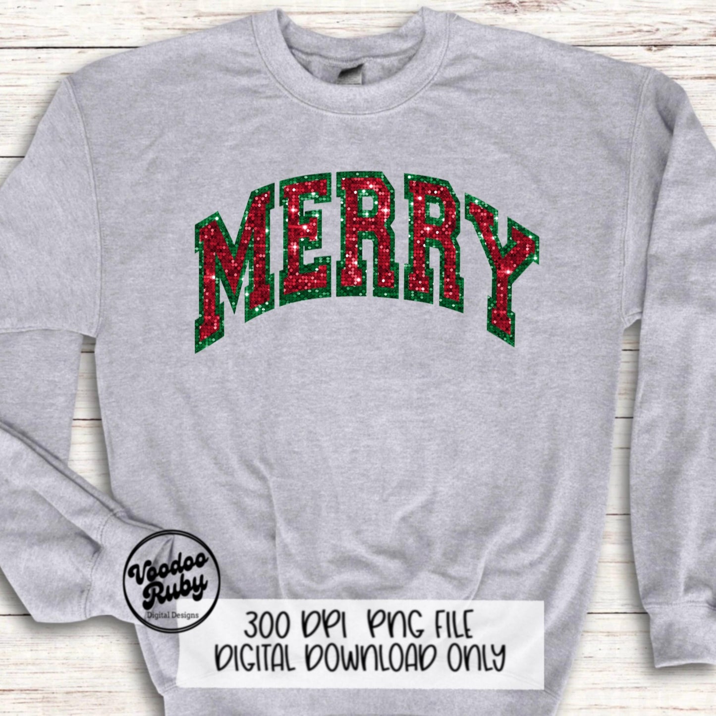 Sequin Merry PNG Design Sublimation Digital Download Merry Christmas PNG Faux Sequin Patch Faux Embroidery png Merry DTF Christmas