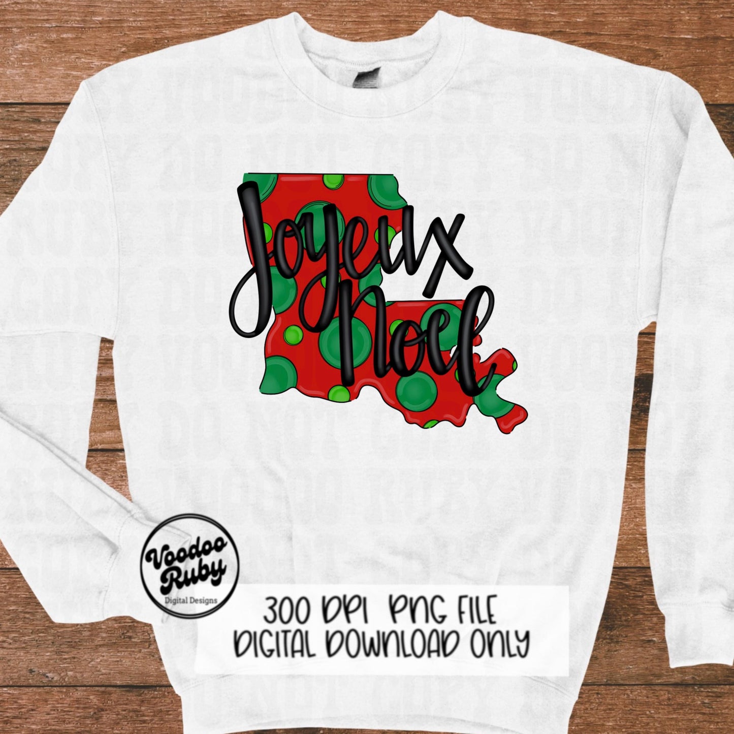 Joyeux Noel PNG Sublimation Louisiana Christmas Hand Drawn Digital Design Download Cajun Christmas Clip Art Merry Christmas PNG French DTF