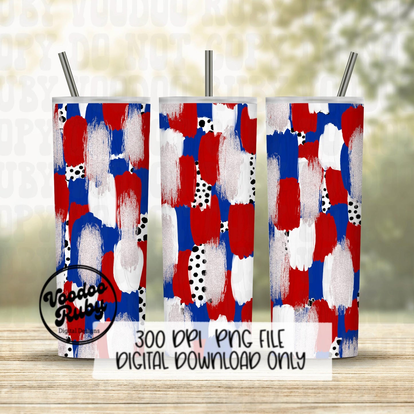 Blue & Red Brushstroke Background: Football Paint PNG (Digital Download