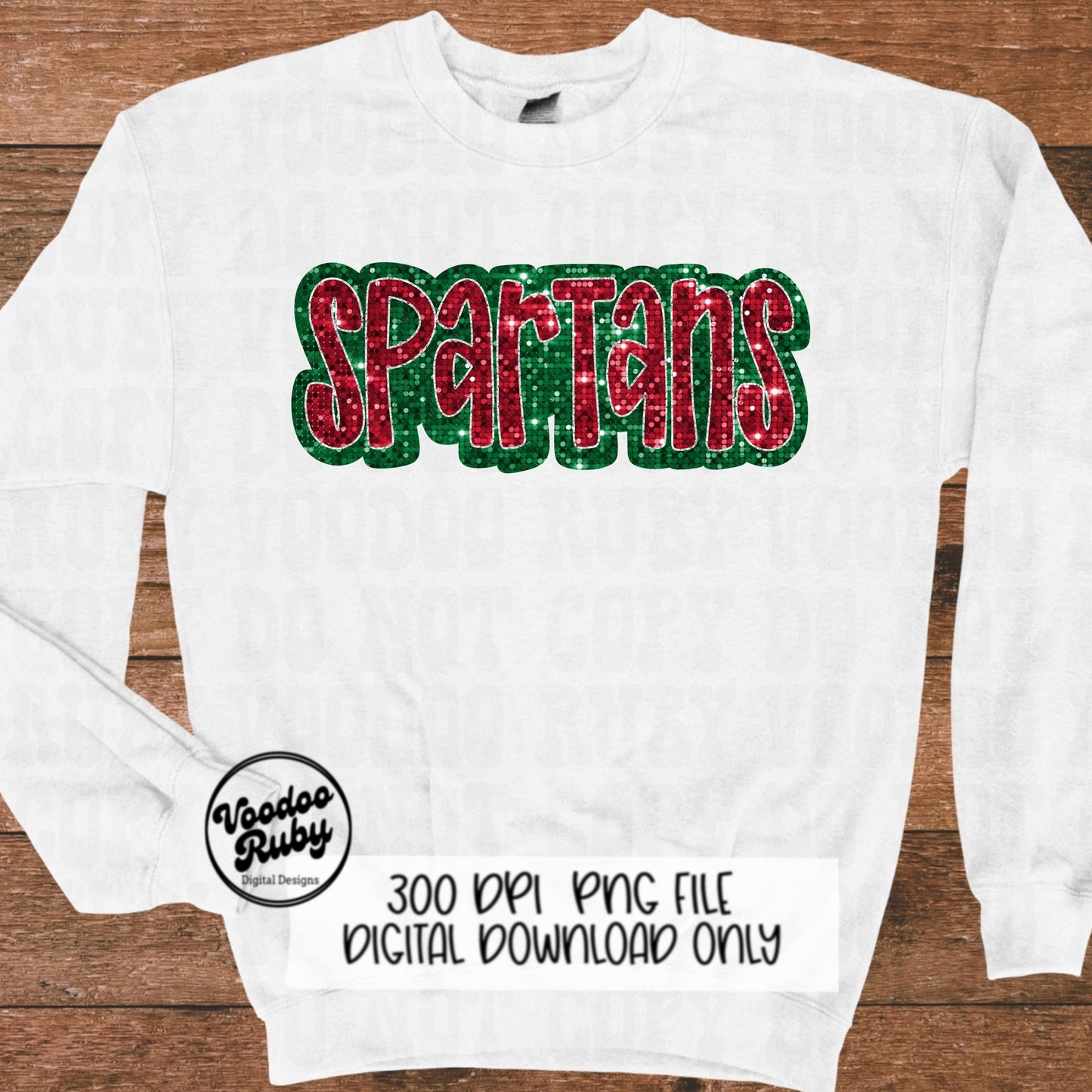 Spartans PNG Design Sublimation Sequins Hand Drawn Digital Download Glitter Christmas Spartans Mascot DTF Football Printable