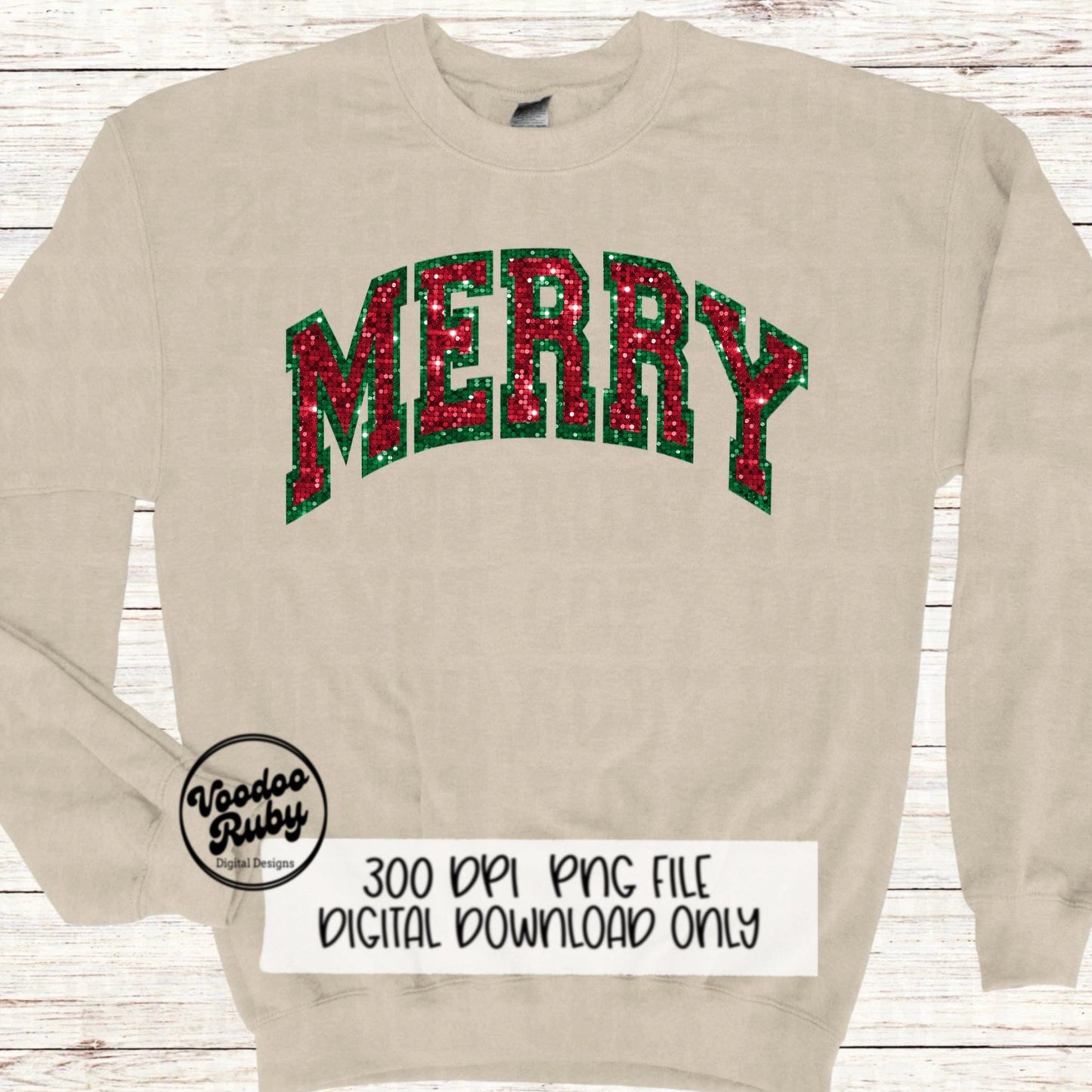 Sequin Merry PNG Design Sublimation Digital Download Merry Christmas PNG Faux Sequin Patch Faux Embroidery png Merry DTF Christmas