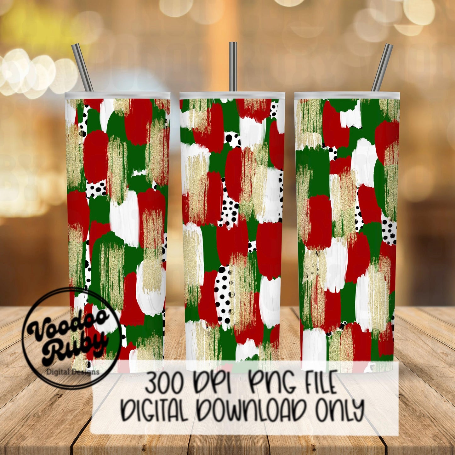 Christmas Brushstroke Background PNG Sublimation Digital Paper Hand Drawn Digital Download Gold Glitter Red Green Brush Strokes Messy Paint