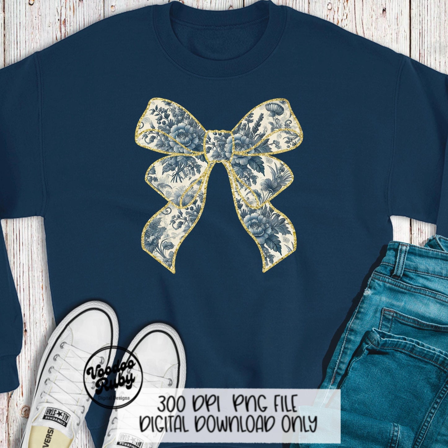 Grand Millennial Glitter Bow PNG Design Sublimation Hand Drawn Digital Download Chinoiserie Bow Girly DTF Ribbon Clip Art Hand Drawn Sparkle