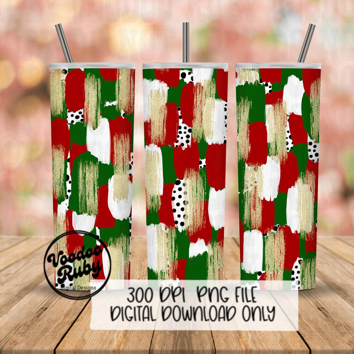 Christmas Brushstroke Background PNG Sublimation Digital Paper Hand Drawn Digital Download Gold Glitter Red Green Brush Strokes Messy Paint