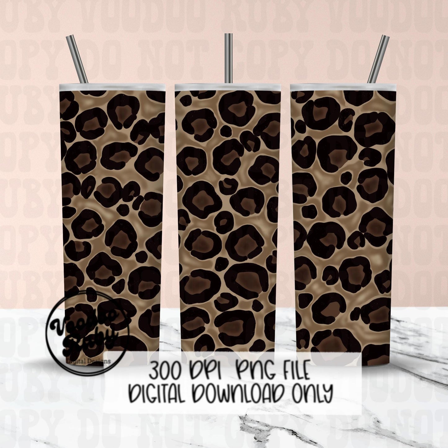 Leopard PNG Design Sublimation Hand Drawn Digital Download Leopard Background Digital Paper Leopard DTF Printable Sublimation Tumbler png