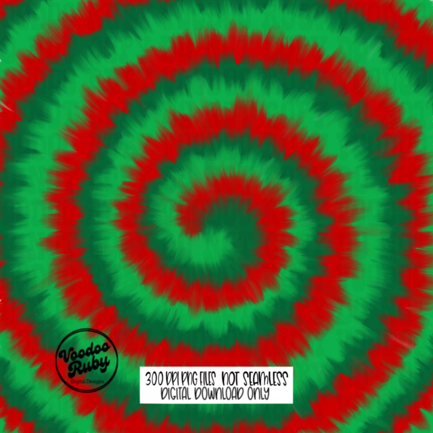 Christmas Tie Dye Digital Paper PNG | Sublimation | Christmas PNG Background | Hand Drawn Digital Download | Red Green | Printable