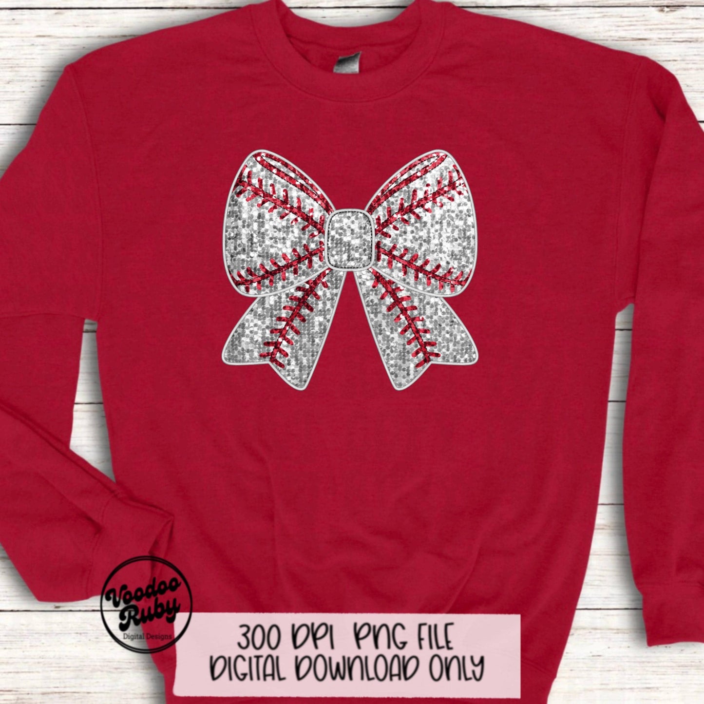 Coquette Baseball Bow Design Baseball PNG Baseball Mom Sublimation Hand Drawn Digital Download Sequins Glitter Faux Embroidery PNG