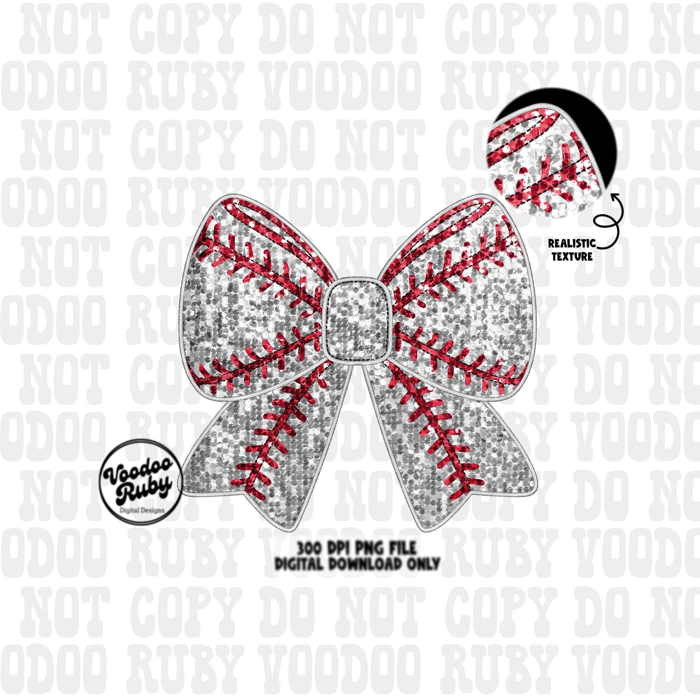 Coquette Baseball Bow Design Baseball PNG Baseball Mom Sublimation Hand Drawn Digital Download Sequins Glitter Faux Embroidery PNG