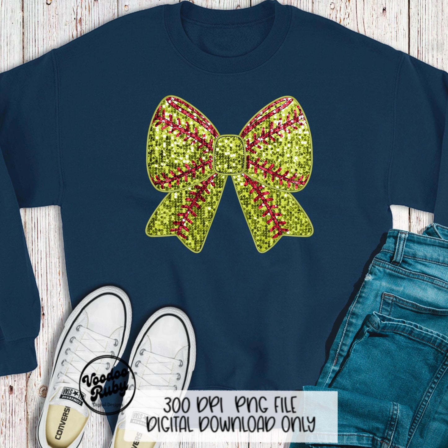 Coquette Softball Bow Design Softball PNG Softball Mom Sublimation Hand Drawn Digital Download Sequins Glitter Faux Embroidery PNG