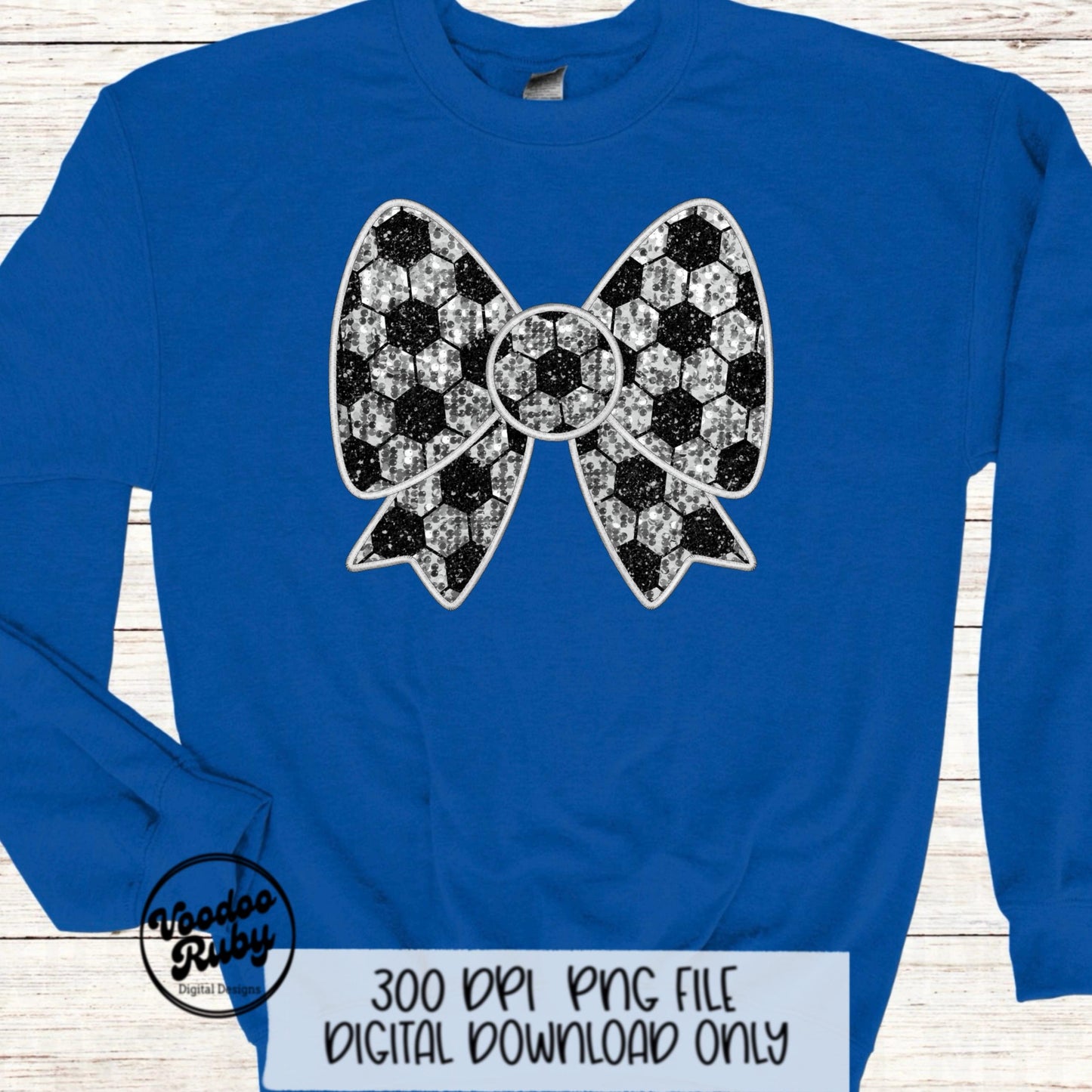 Coquette Soccer Bow Design Soccer PNG Soccer Mom Sublimation Hand Drawn Digital Download Sequins Glitter Faux Embroidery PNG