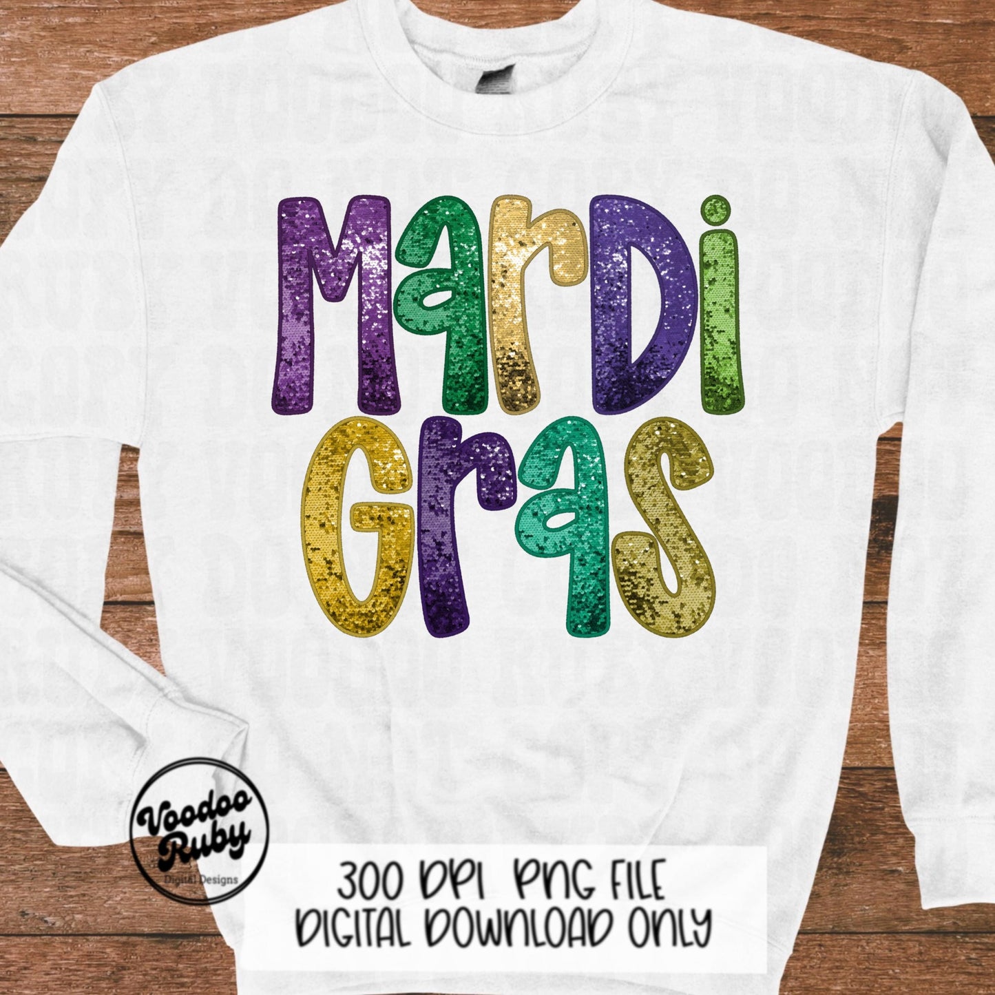 Mardi Gras Design Faux Embroidery PNG Mardi Gras DTF Louisiana Faux Sequin png Sublimation Digital Download Mardi Gras Glitter Clip Art