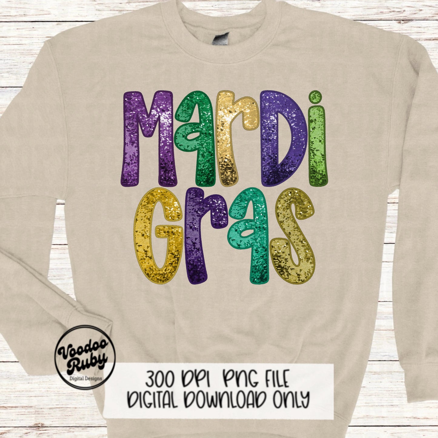 Mardi Gras Design Faux Embroidery PNG Mardi Gras DTF Louisiana Faux Sequin png Sublimation Digital Download Mardi Gras Glitter Clip Art