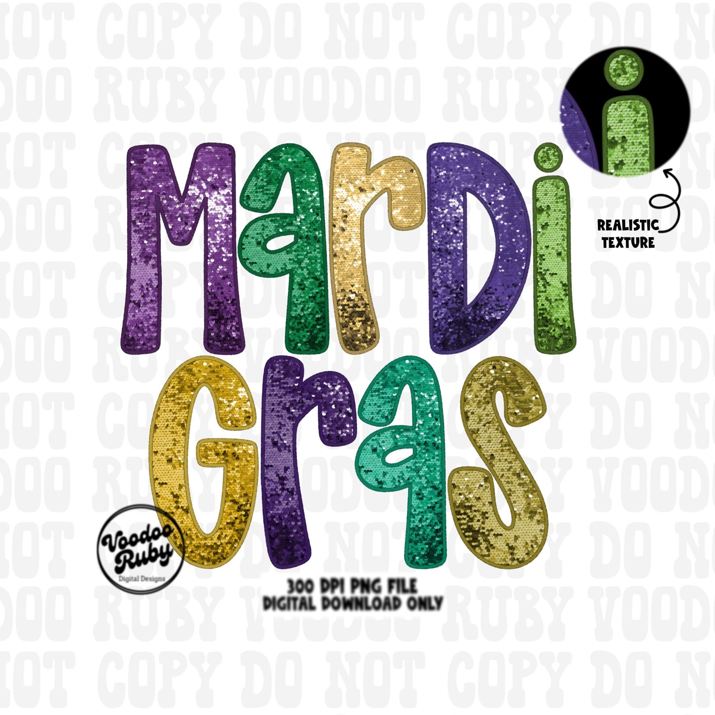 Mardi Gras Design Faux Embroidery PNG Mardi Gras DTF Louisiana Faux Sequin png Sublimation Digital Download Mardi Gras Glitter Clip Art