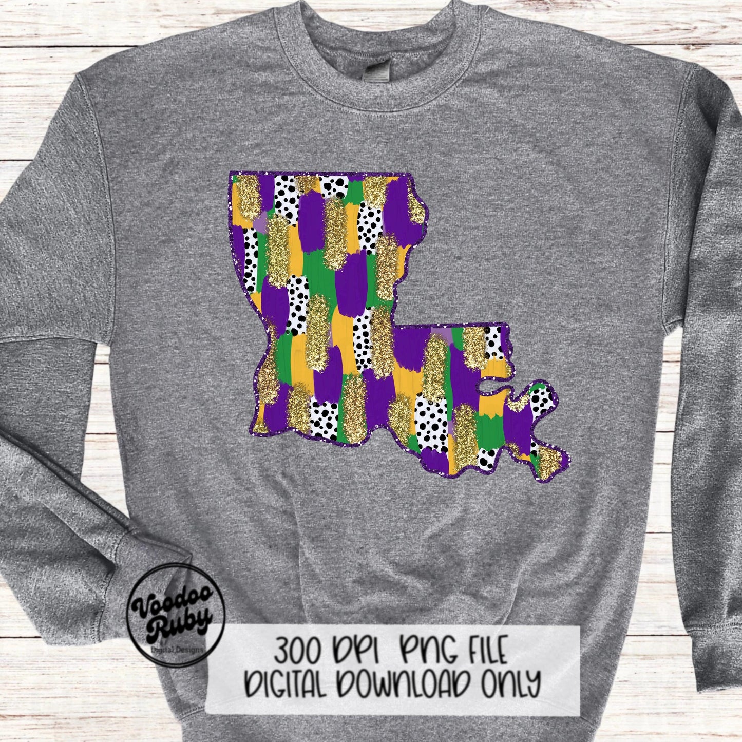 Louisiana Mardi Gras Design PNG Cajun Mardi Gras Sublimation PNG Digital Download Faux Sequins Glitter PNG Mardi Gras Clip Art dtf Printable