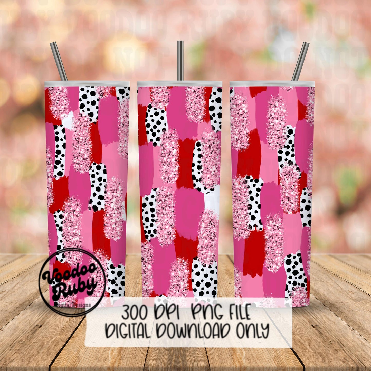 Valentine’s Day Brushstroke Background PNG Sublimation Digital Paper Hand Drawn Digital Download Glitter Red Pink Brush Strokes Messy Paint