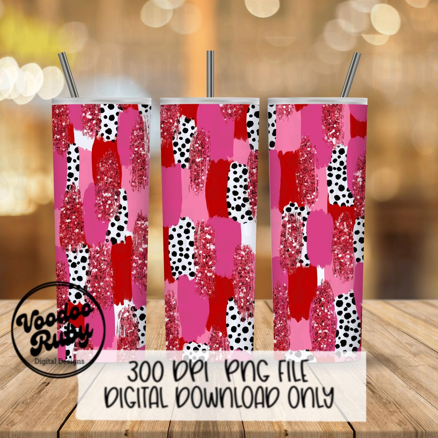 Valentine’s Day Brushstroke Background PNG Sublimation Digital Paper Hand Drawn Digital Download Glitter Red Pink Brush Strokes Messy Paint