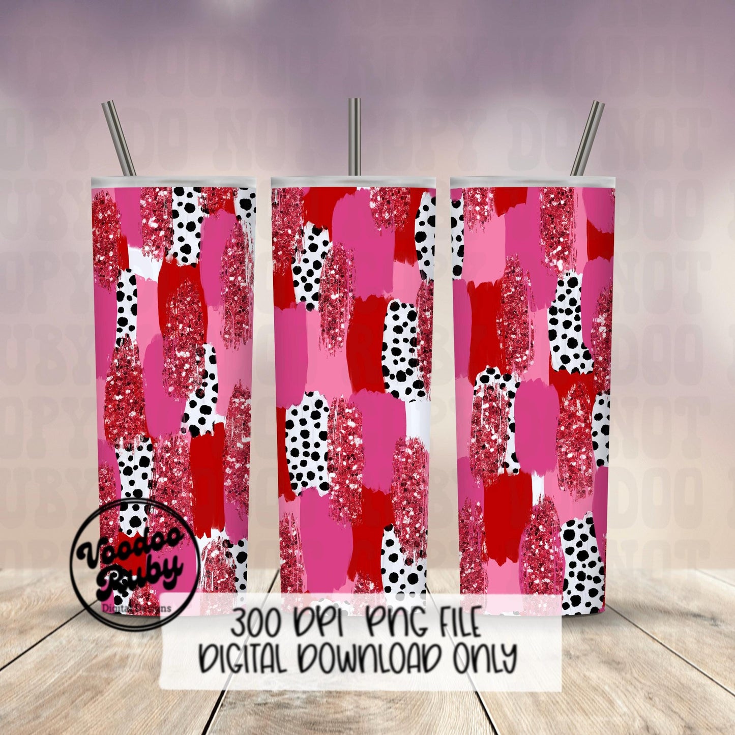 Valentine’s Day Brushstroke Background PNG Sublimation Digital Paper Hand Drawn Digital Download Glitter Red Pink Brush Strokes Messy Paint