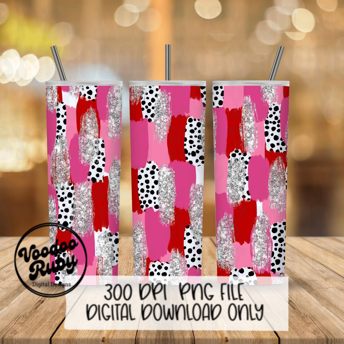 Valentine’s Day Brushstroke Background PNG Sublimation Digital Paper Hand Drawn Digital Download Glitter Red Pink Brush Strokes Messy Paint