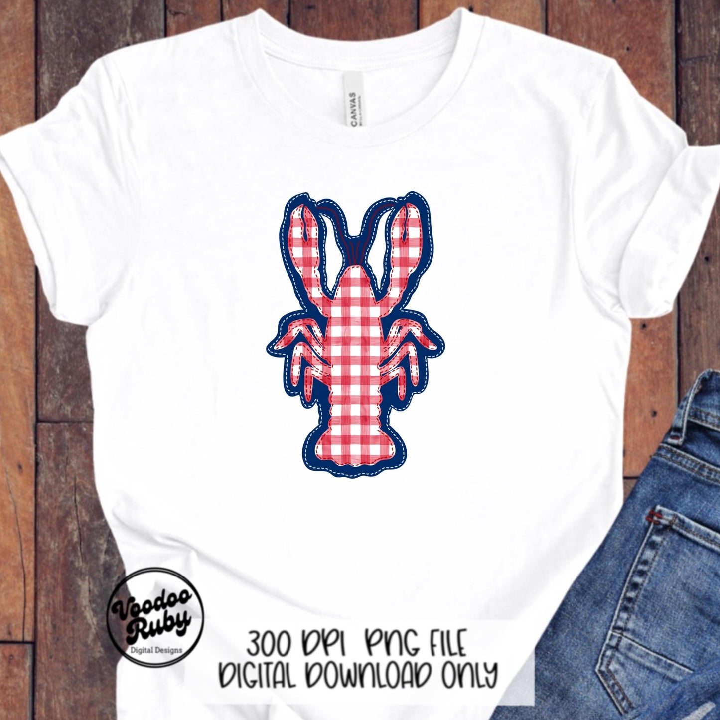 Crawfish PNG Design Embroidery Sublimation Digital Download Crawfish Applique DTF Printable Louisiana PNG Hand Drawn Crawfish Cajun png