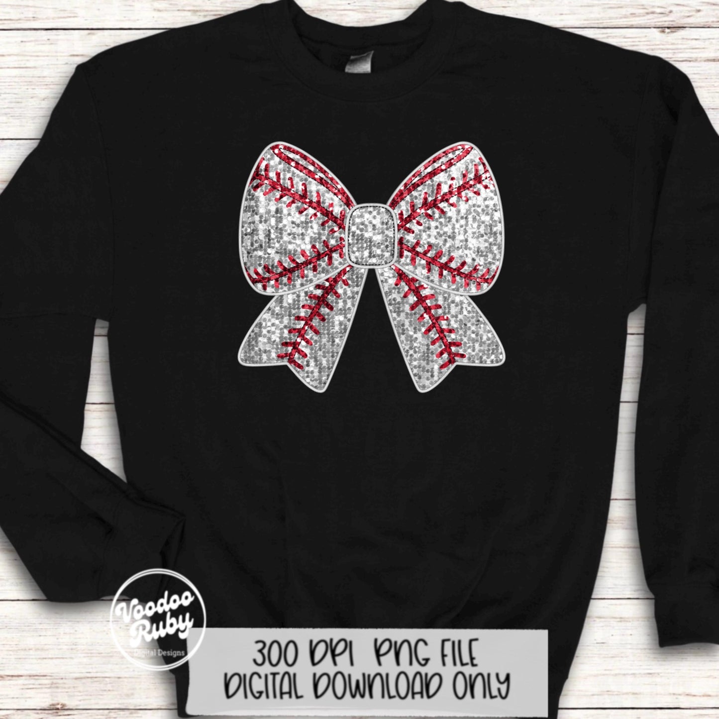 Coquette Baseball Bow Design Baseball PNG Baseball Mom Sublimation Hand Drawn Digital Download Sequins Glitter Faux Embroidery PNG
