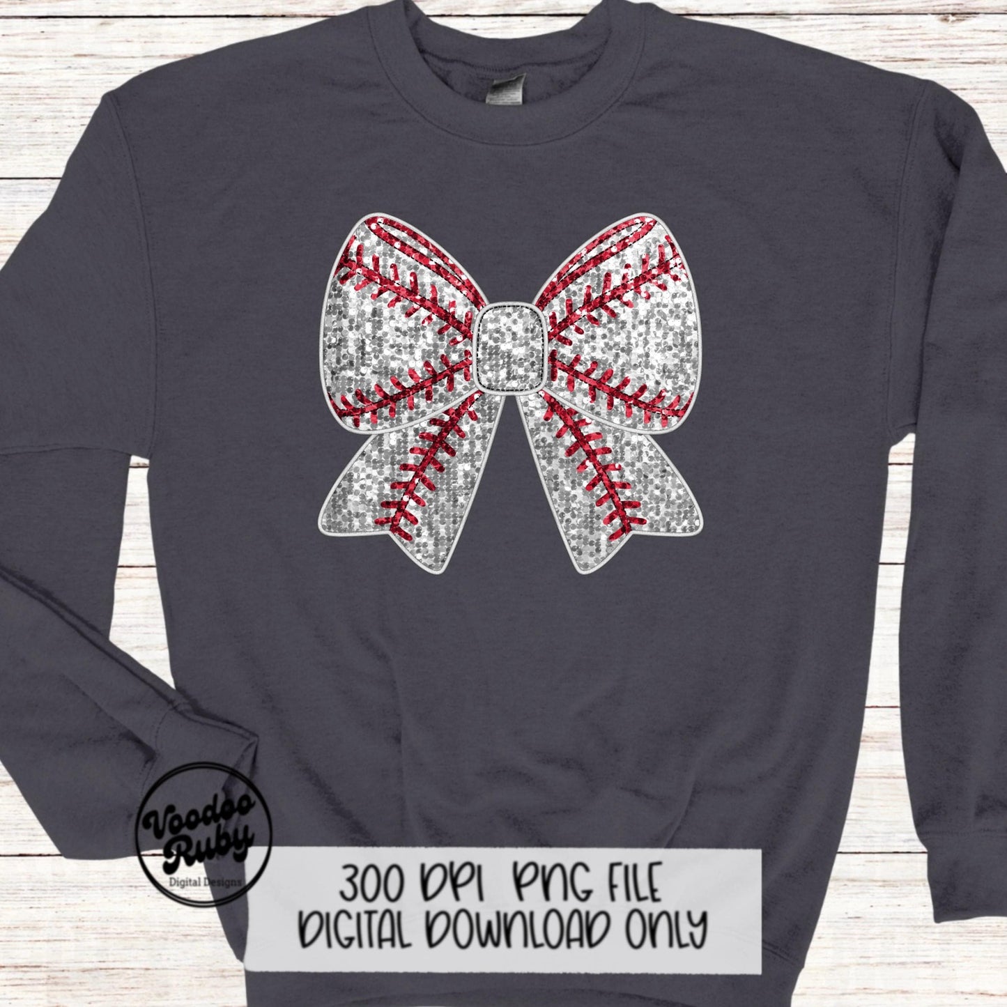Coquette Baseball Bow Design Baseball PNG Baseball Mom Sublimation Hand Drawn Digital Download Sequins Glitter Faux Embroidery PNG