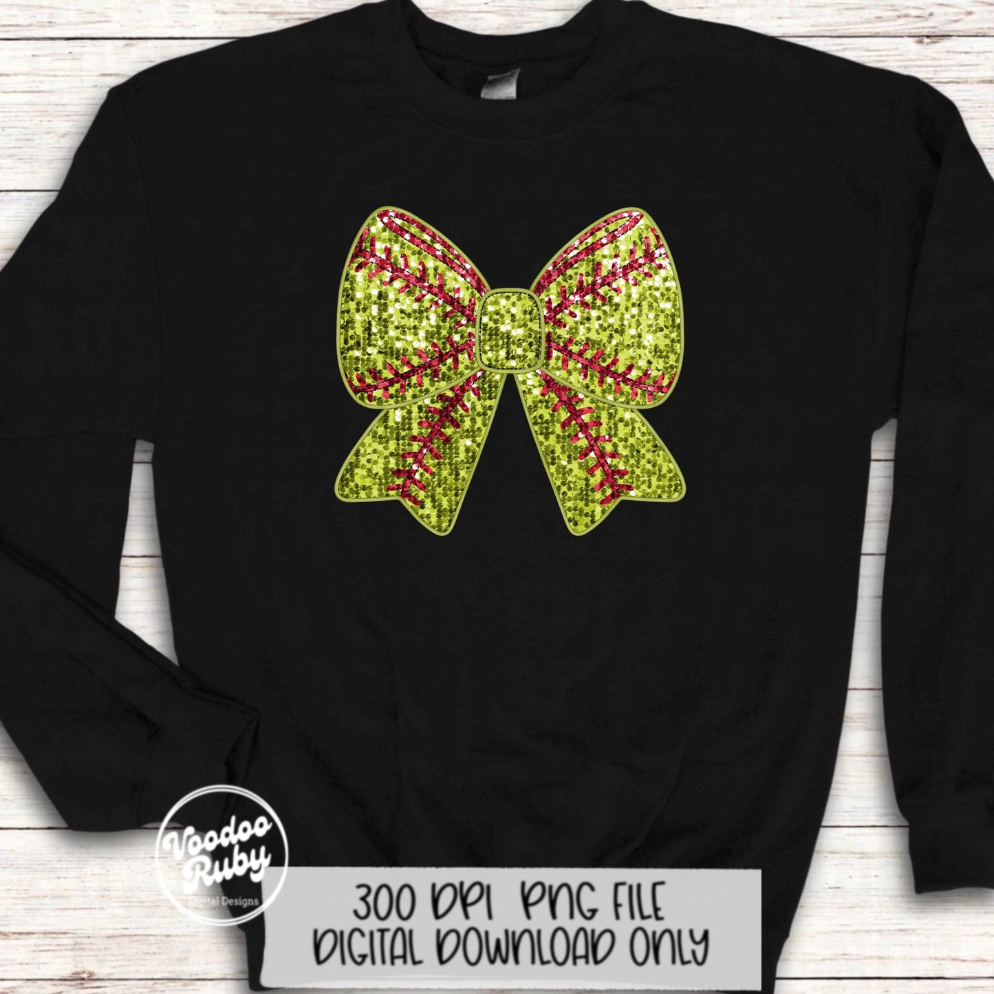 Coquette Softball Bow Design Softball PNG Softball Mom Sublimation Hand Drawn Digital Download Sequins Glitter Faux Embroidery PNG
