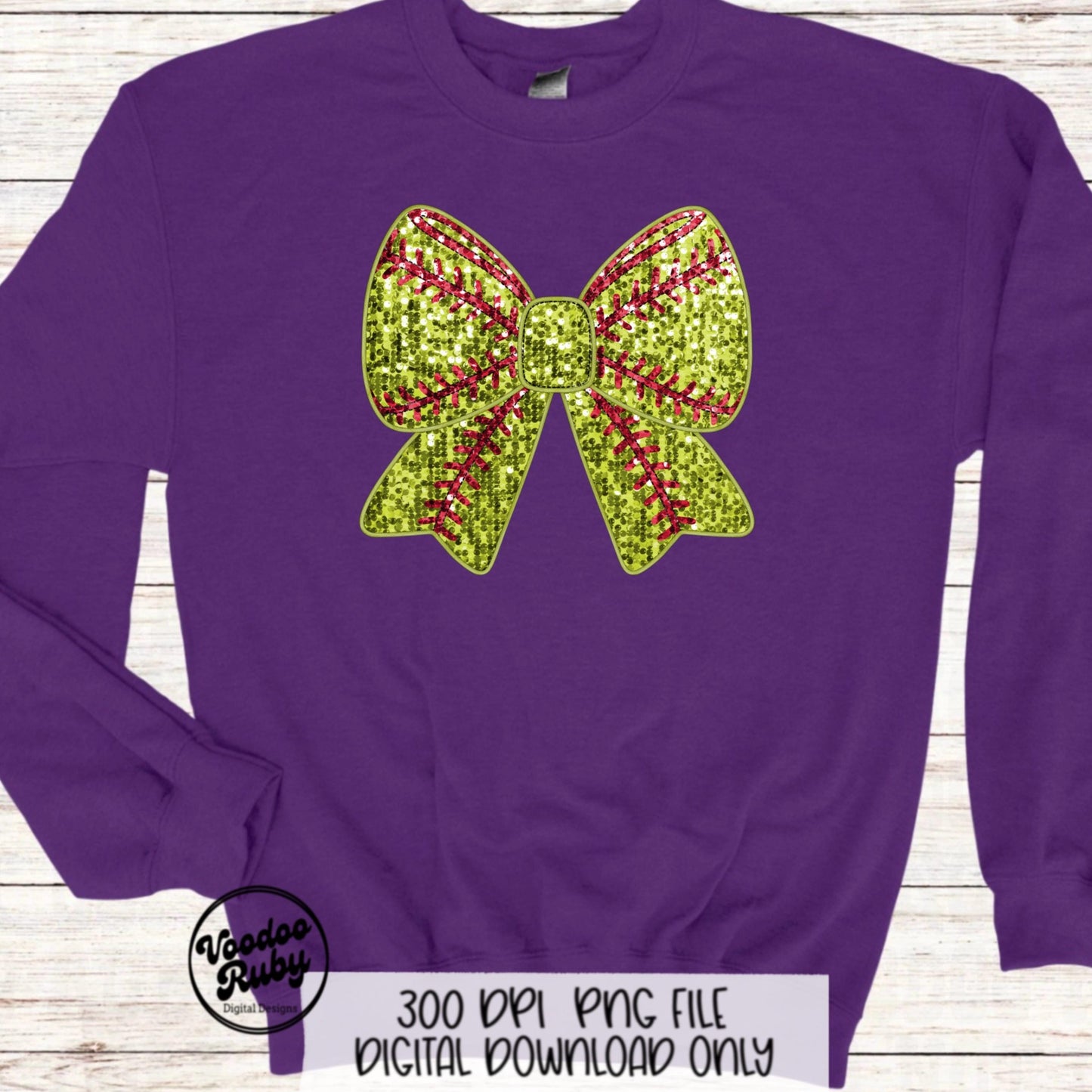Coquette Softball Bow Design Softball PNG Softball Mom Sublimation Hand Drawn Digital Download Sequins Glitter Faux Embroidery PNG