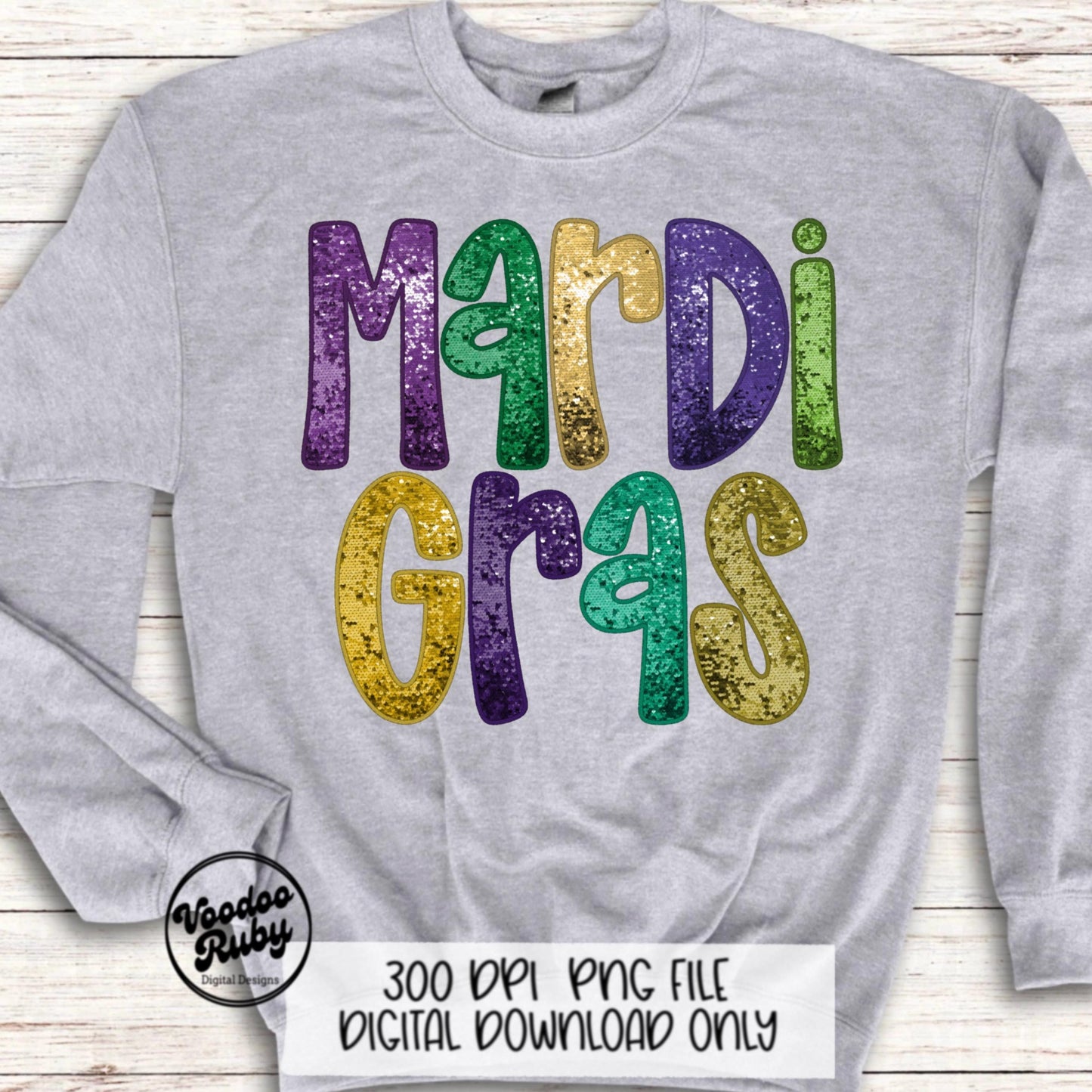 Mardi Gras Design Faux Embroidery PNG Mardi Gras DTF Louisiana Faux Sequin png Sublimation Digital Download Mardi Gras Glitter Clip Art