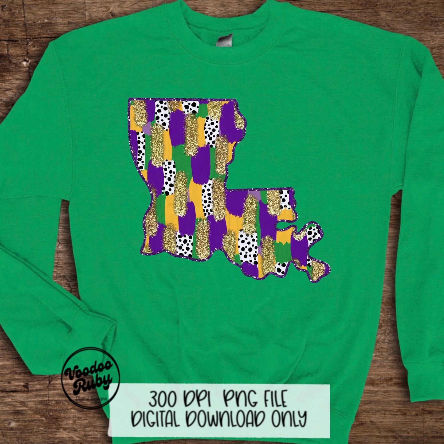 Louisiana Mardi Gras Design PNG Cajun Mardi Gras Sublimation PNG Digital Download Faux Sequins Glitter PNG Mardi Gras Clip Art dtf Printable