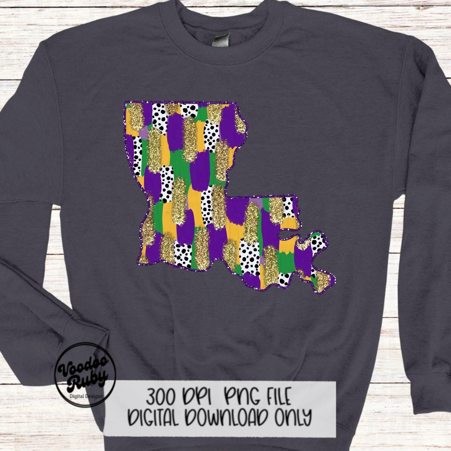 Louisiana Mardi Gras Design PNG Cajun Mardi Gras Sublimation PNG Digital Download Faux Sequins Glitter PNG Mardi Gras Clip Art dtf Printable