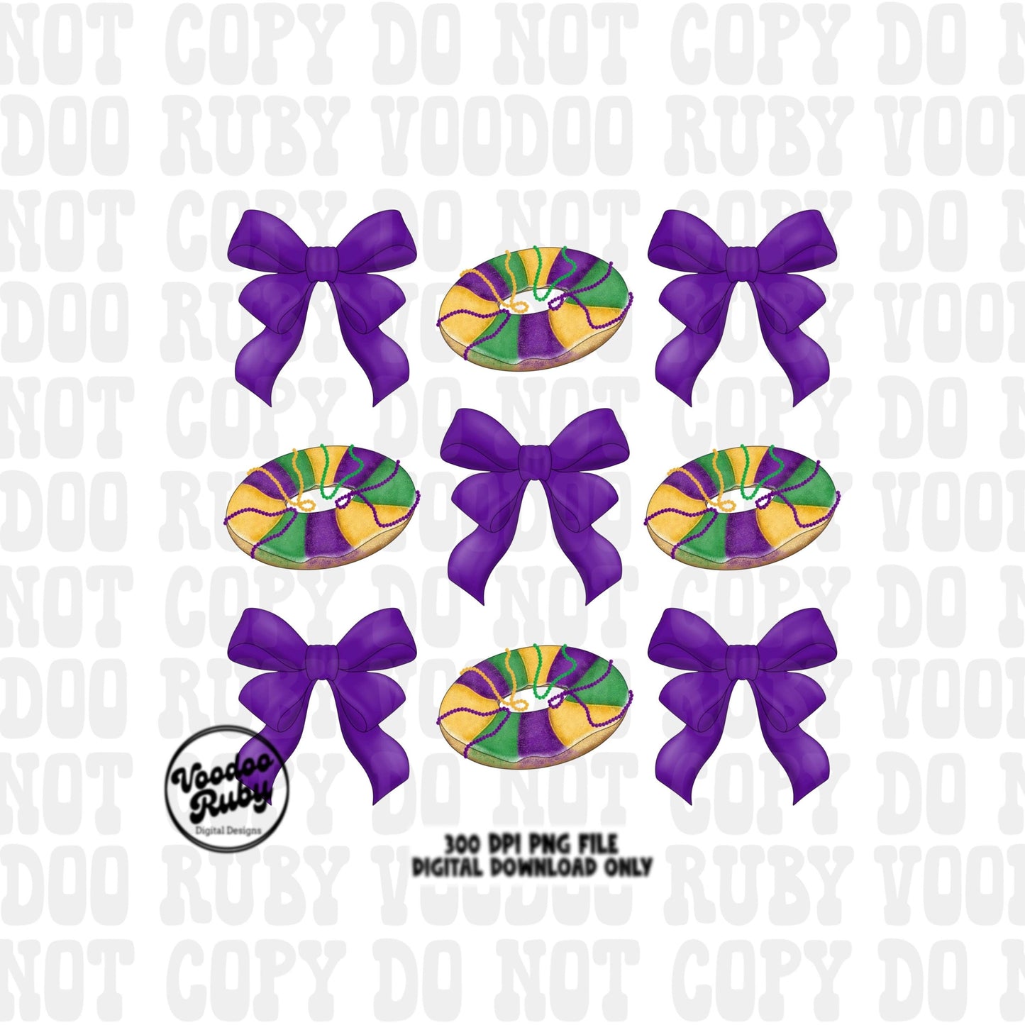 Coquette Mardi Gras Design PNG Sublimation Digital Download King Cake PNG Mardi Gras Sublimation Louisiana png Mardi Gras Bow Dtf Printable