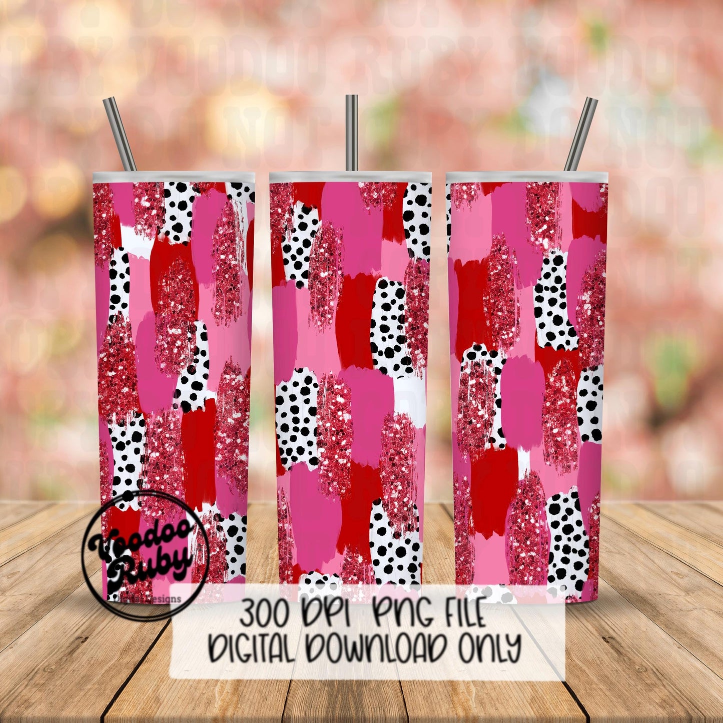 Valentine’s Day Brushstroke Background PNG Sublimation Digital Paper Hand Drawn Digital Download Glitter Red Pink Brush Strokes Messy Paint