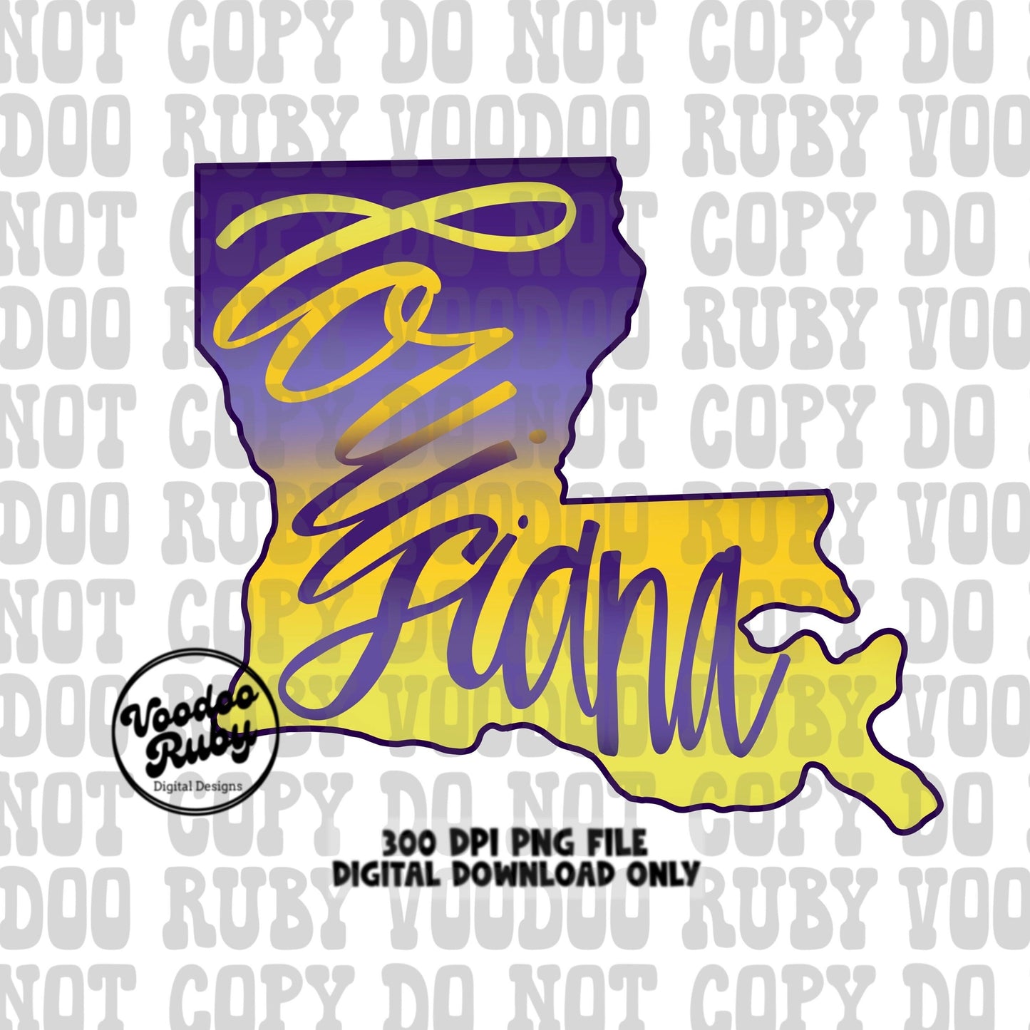 Louisiana PNG Design Hand Drawn Digital Download Sublimation Cajun png Louisiana DTF Printable Clip Art