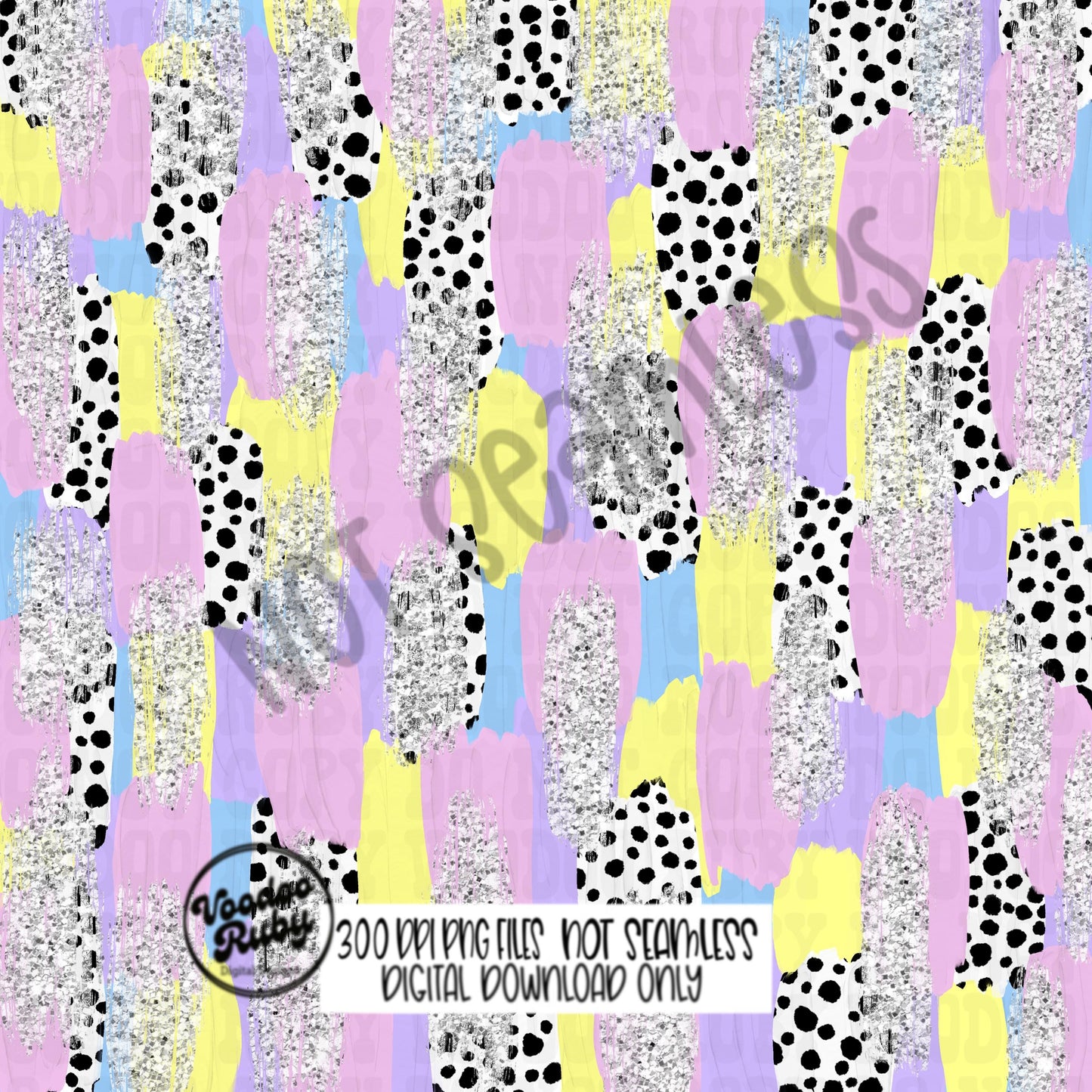 Easter Glitter Brushstroke PNG Background, Sublimation Hand Drawn Digital Download, Spring Pastel Brush Strokes Messy Paint Digital Paper