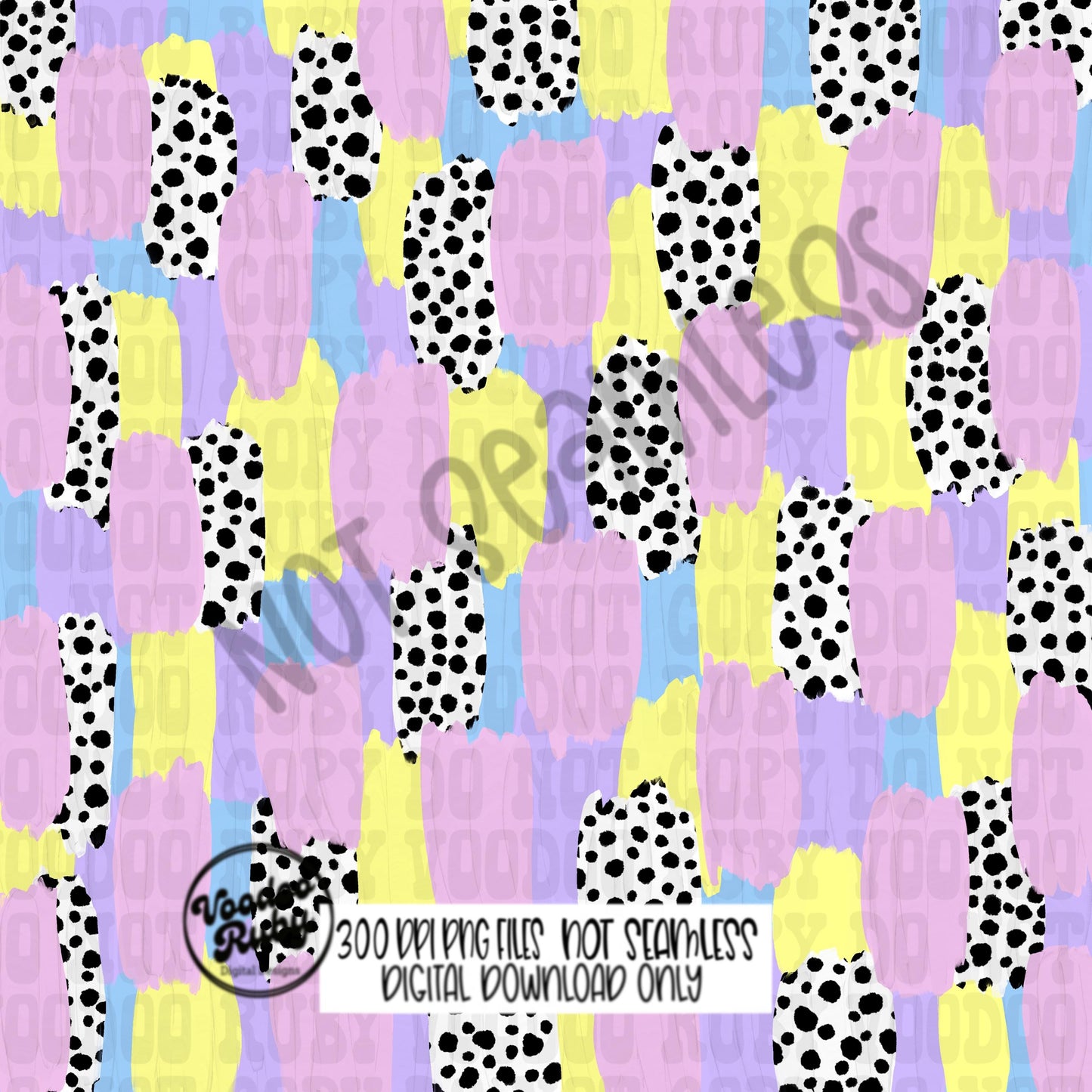Easter Pastel Brushstroke PNG Background, Sublimation Hand Drawn Digital Download, Spring Colorful Brush Strokes Messy Paint Digital Paper