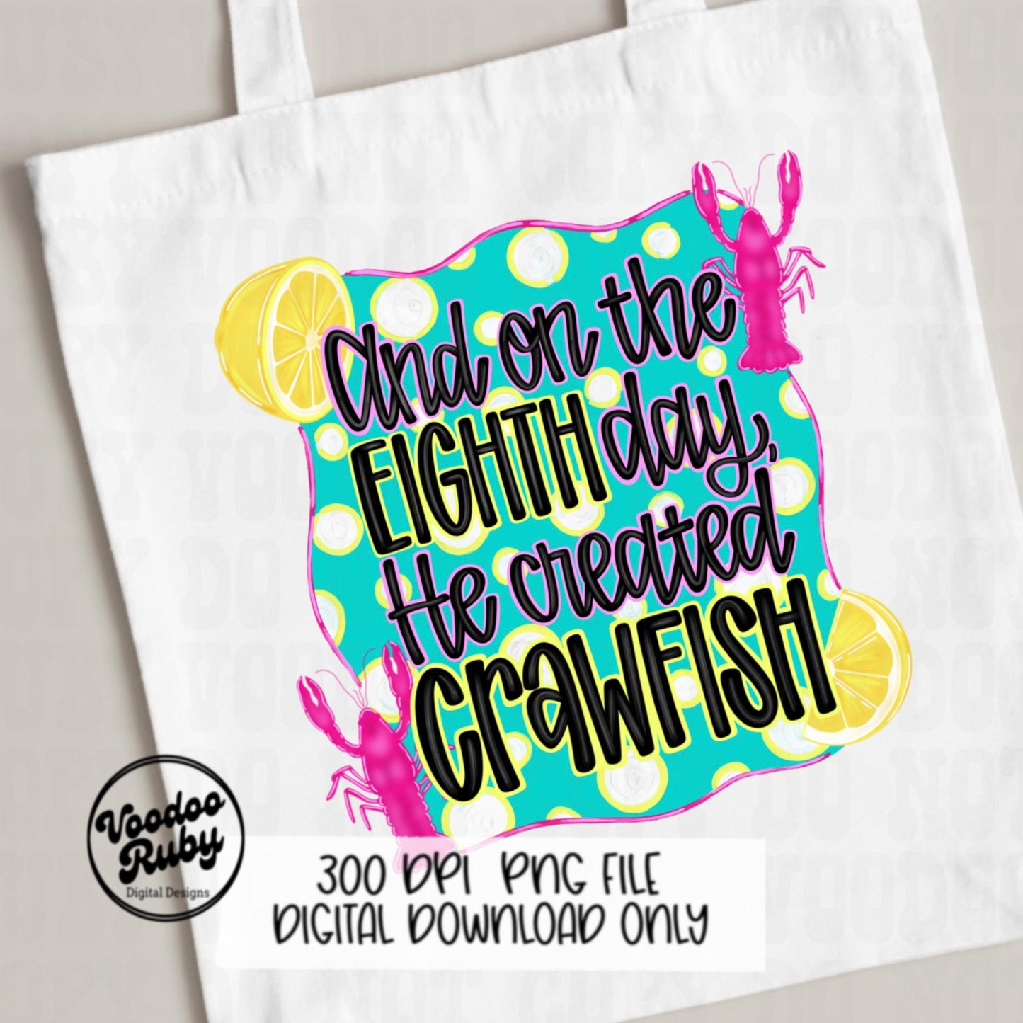 Jesus Crawfish Boil PNG: Louisiana Cajun Design (Digital Download)