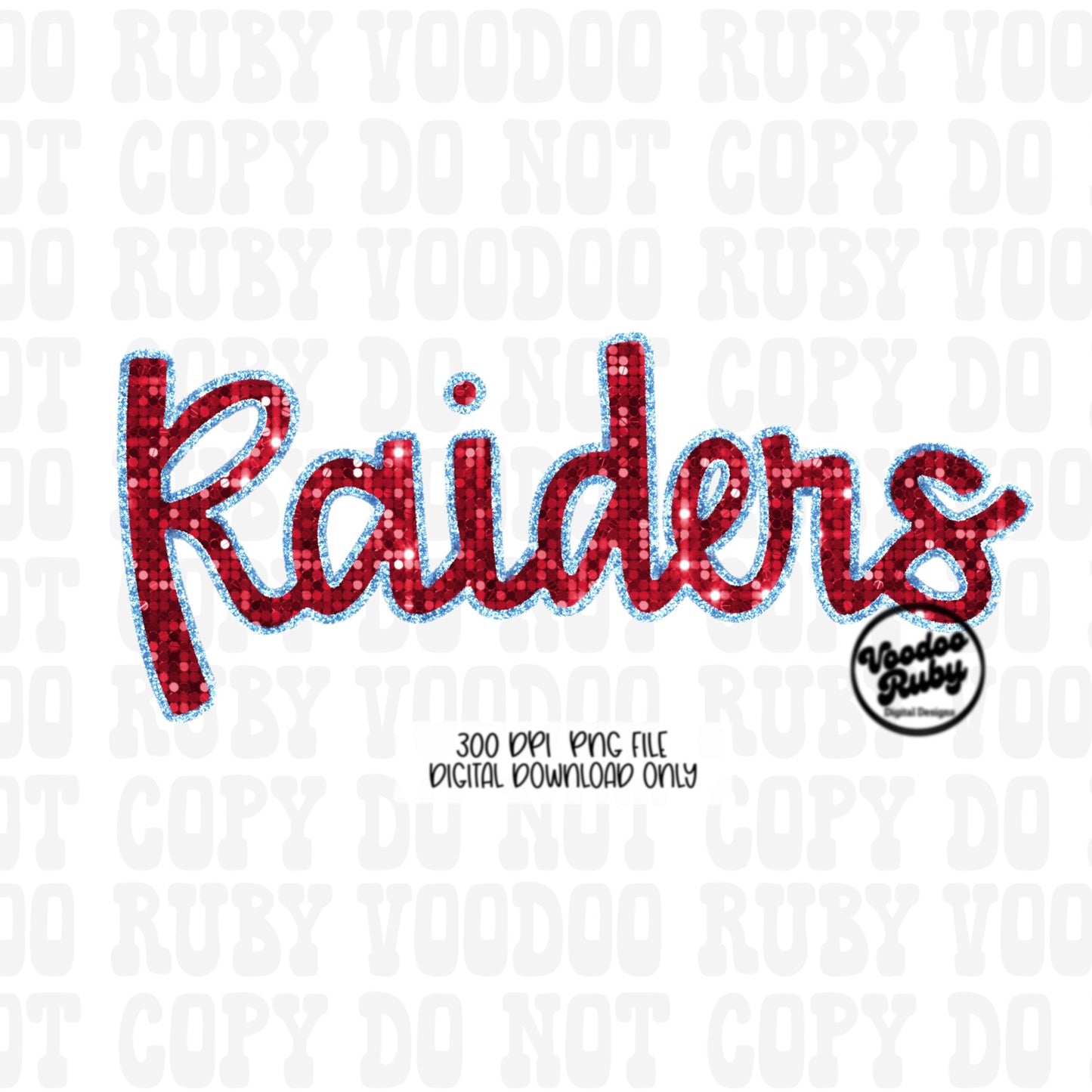 Raiders PNG Design Sequins Glitter Hand Drawn Digital Download Faux Sequins Patch PNG Printable Clip Art Faux Appliqué Raiders Football DTF