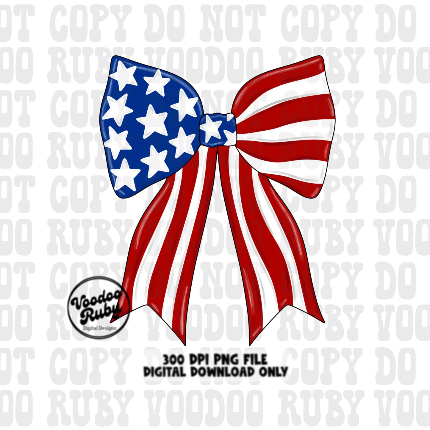 4th of July Coquette Bow PNG Sublimation Design Hand Drawn Digital Download Patriotic PNG Summer PNG American Flag Clip Art dtf Printable