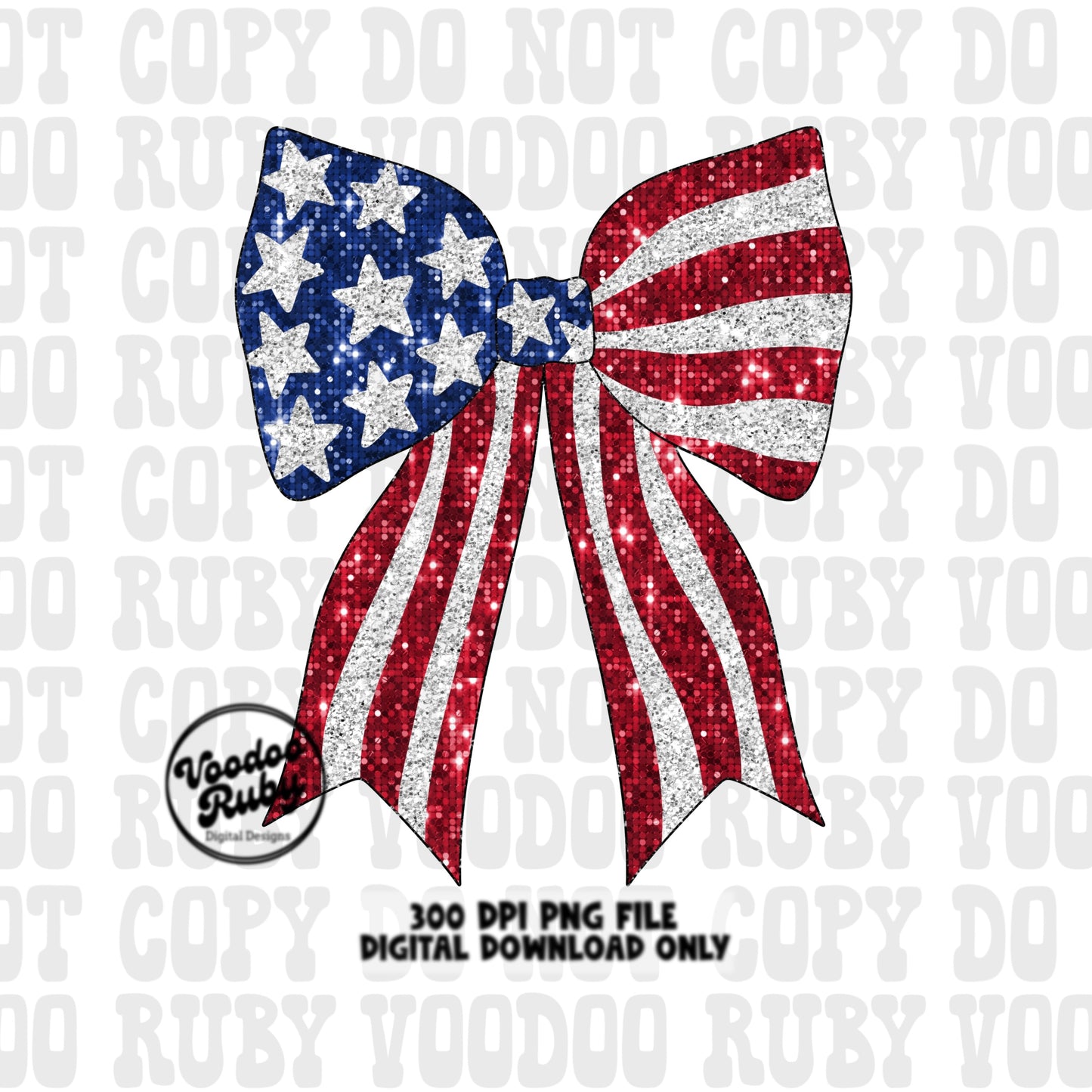 4th of July Sequin Coquette Bow PNG Sublimation Design Hand Drawn Digital Download Glitter Patriotic PNG Summer PNG American dtf Printable