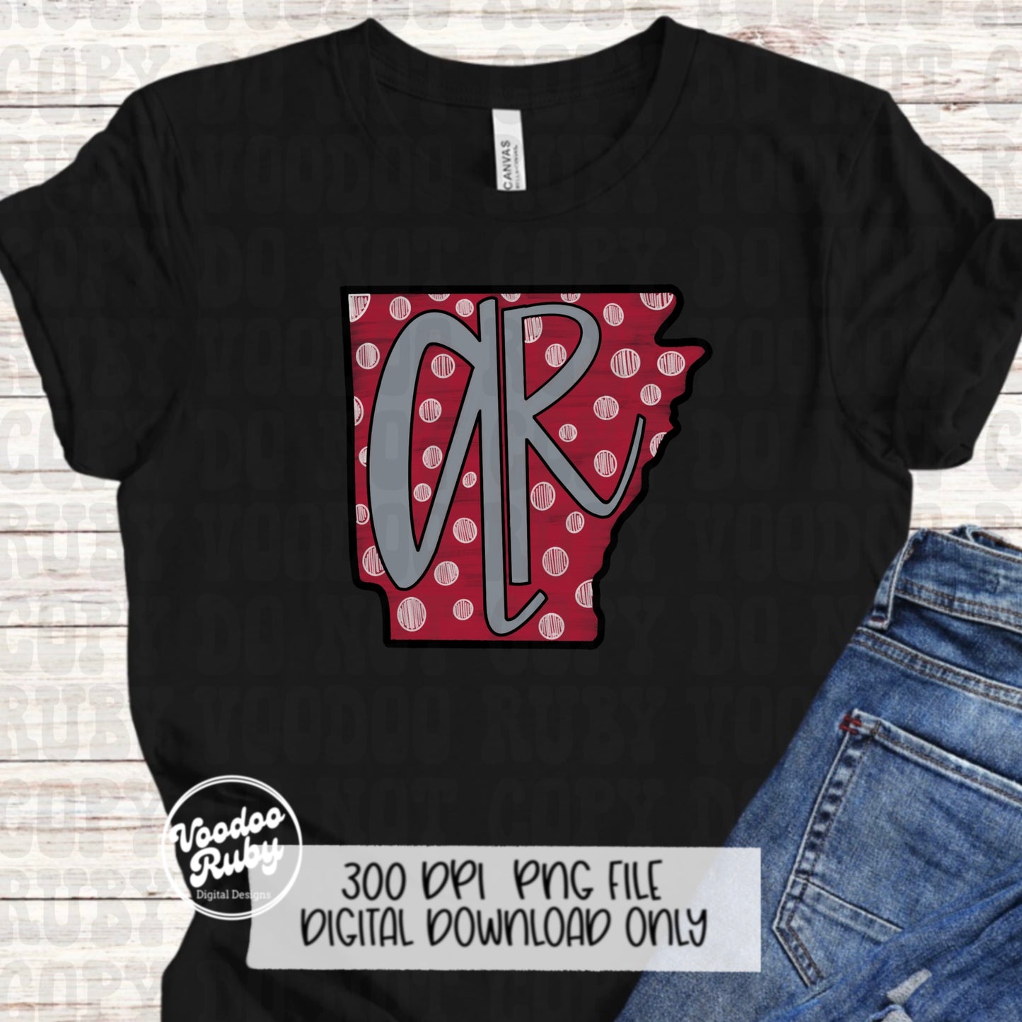 Arkansas PNG Design Sublimation Hand Drawn Digital Download Arkansas DTF Printable Red Gray Football png Clip Art Doodle Design png