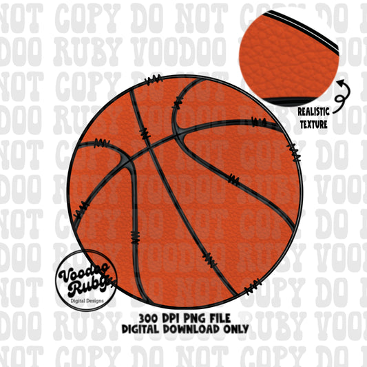 Basketball PNG Design Sublimation Hand Drawn Digital Download Basketball Doodle Design Sublimation Sports png Basketball DTF Printable