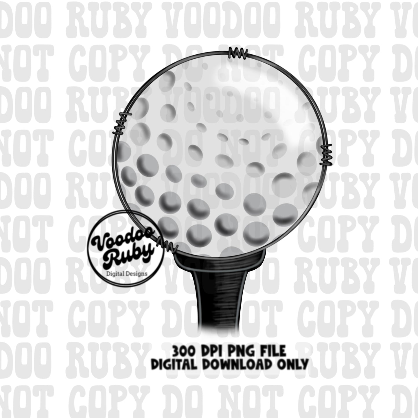 Golf Sublimation PNG Hand Drawn Digital Download Golf PNG Golf Clip Art Sports Printable Golf Doodle Design