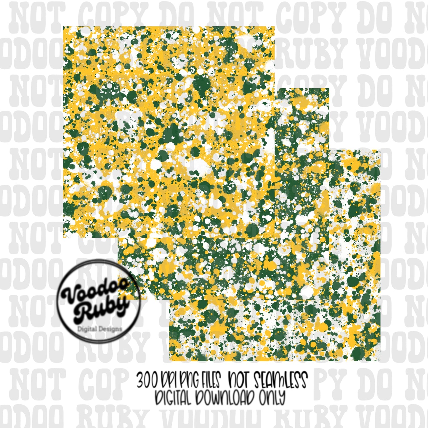 Green and Yellow Gold Splatter Paint Sublimation PNG Design Bundle Tumbler PNG Hand Drawn Digital Design Download Green Gold Splatter PNG