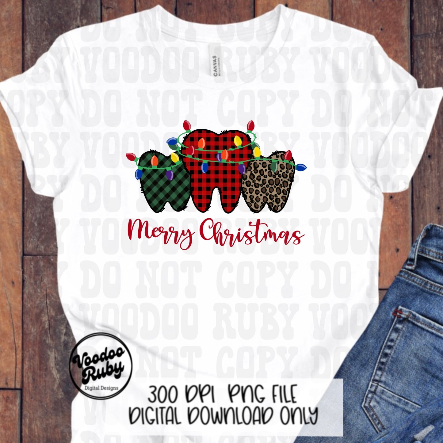 Merry Christmas Teeth PNG Design Sublimation Hand Drawn Digital Download Dental Buffalo Plaid Leopard Png Christmas dtf printable Dentist