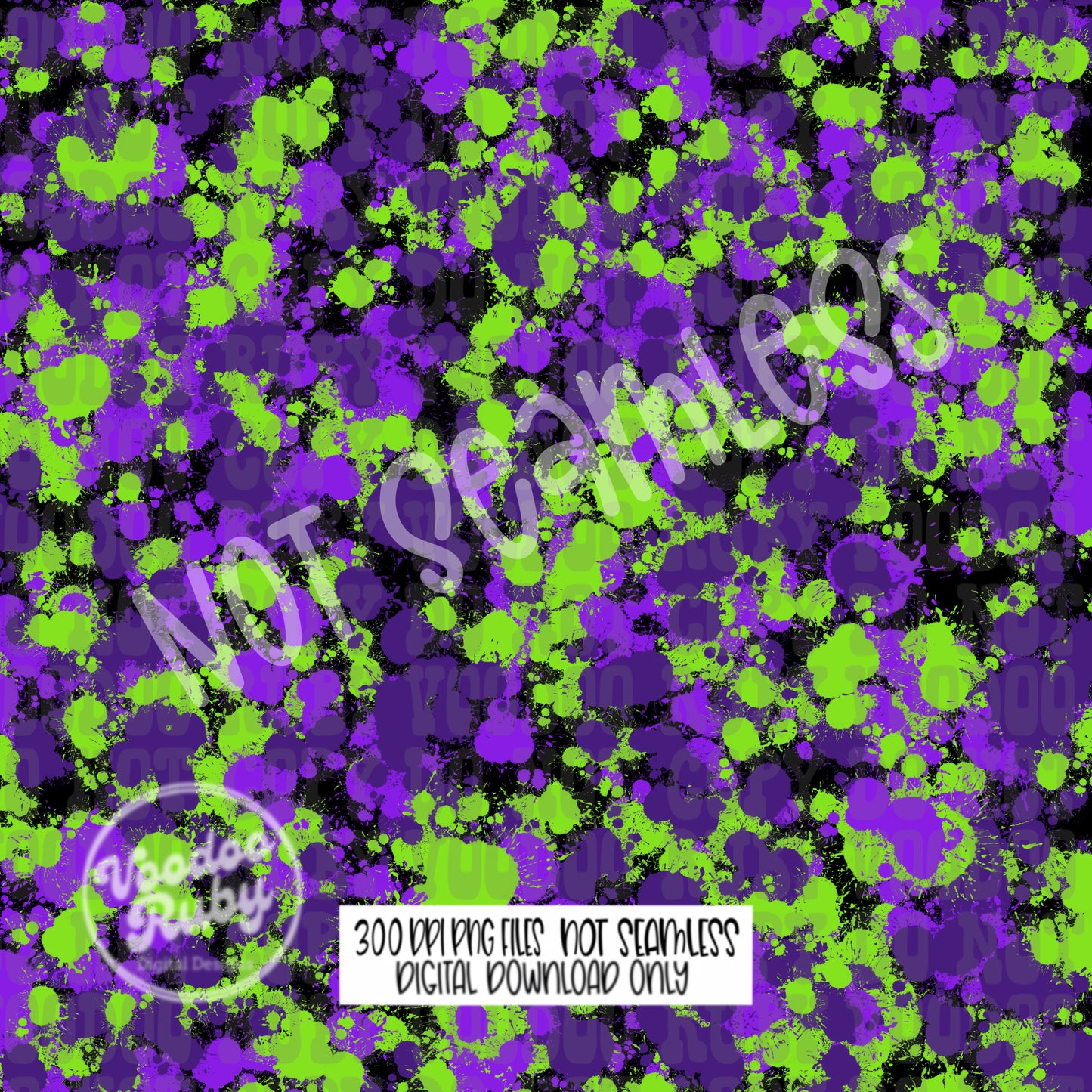 Halloween Paint Splatter Digital Paper PNG Bundle Sublimation Bleach Splatter Hand Drawn Digital Download Halloween PNG Halloween Printable