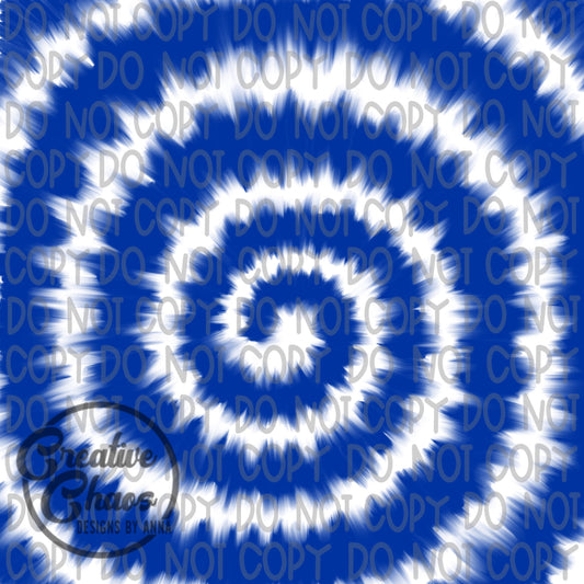 Blue White Tie Dye PNG: Sublimation Background (Digital Download)
